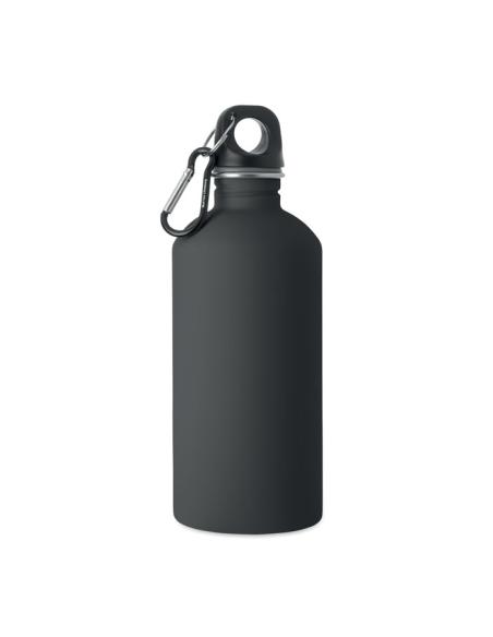 Botella de acero inoxidable reciclado Astorga pared simple acabado goma 500ml PERSONALIZABLE