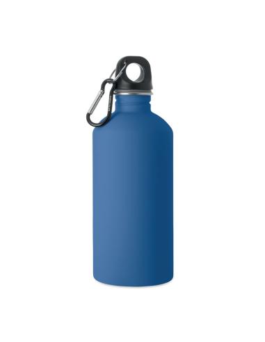 Botella de acero inoxidable reciclado Astorga pared simple acabado goma 500ml PERSONALIZABLE