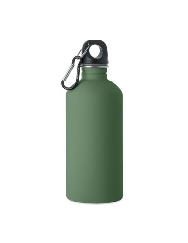 Botella de acero inoxidable reciclado Astorga pared simple acabado goma 500ml PERSONALIZABLE