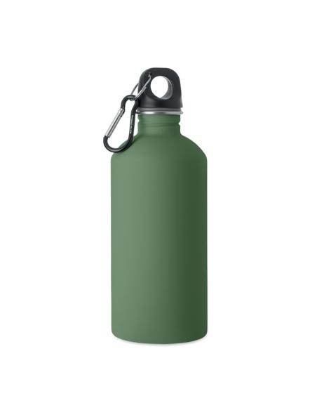 Botella de acero inoxidable reciclado Astorga pared simple acabado goma 500ml PERSONALIZABLE