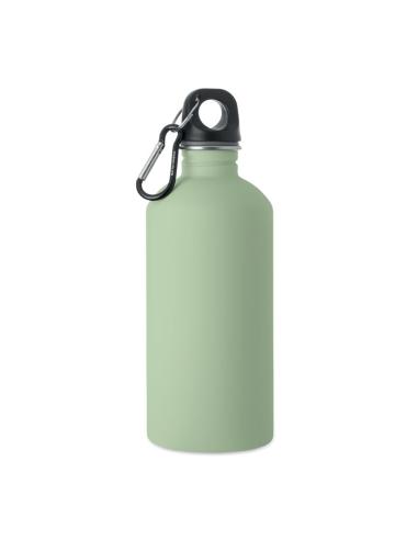 Botella de acero inoxidable reciclado Astorga pared simple acabado goma 500ml PERSONALIZABLE