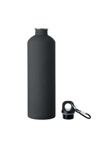 Botella de acero inoxidable reciclado Arties de pared simple acabado goma 750ml PERSONALIZABLE