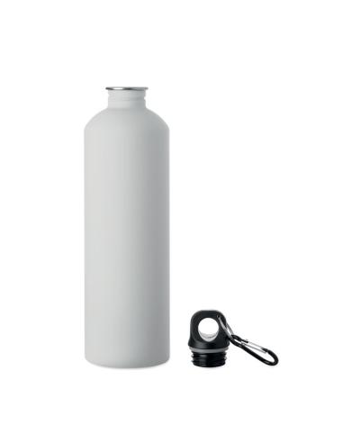 Botella de acero inoxidable reciclado Arties de pared simple acabado goma 750ml PERSONALIZABLE
