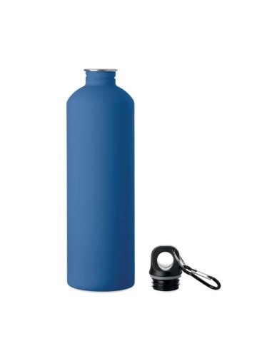 Botella de acero inoxidable reciclado Arties de pared simple acabado goma 750ml PERSONALIZABLE