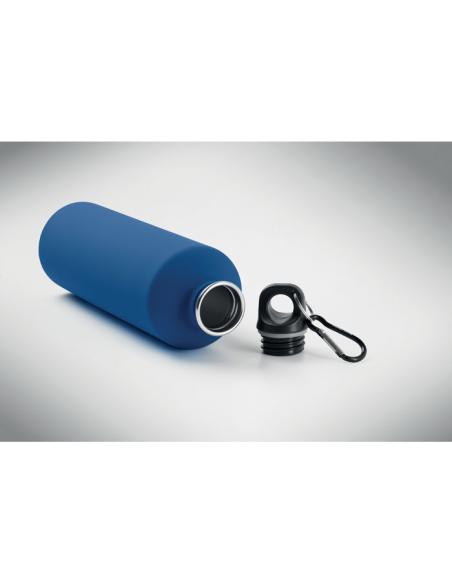 Botella de acero inoxidable reciclado Arties de pared simple acabado goma 750ml PERSONALIZABLE