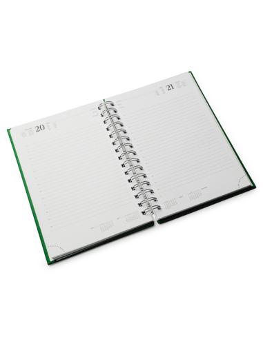 Agenda A5 anillas Hera página día PERSONALIZABLE