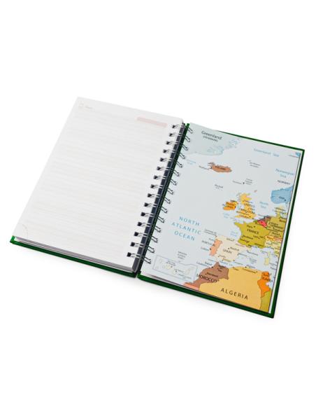 Agenda A5 anillas Hera página día PERSONALIZABLE
