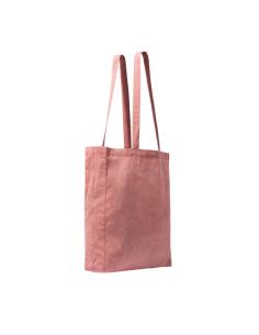 Bolsa de tela Telde algodón reciclado 140g/m2 con fuelle colores asas largas PERSONALIZABLE 2
