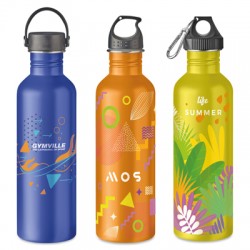 Botella agua de acero inoxidable Cessnock una capa sin BPA 750ml PERSONALIZABLE A MEDIDA