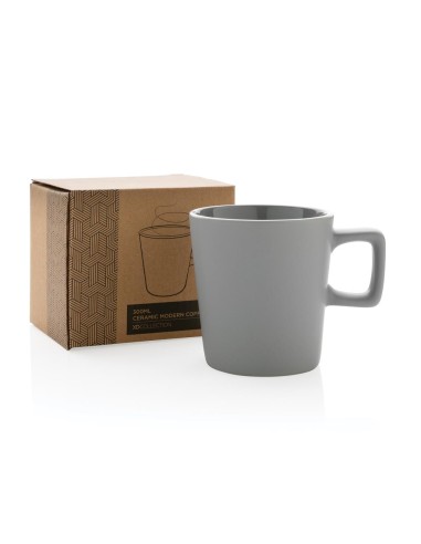 Taza cerámica Incheon estilo moderno acabado mate 300ml PERSONALIZABLE