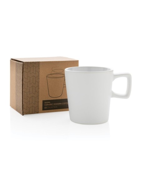 Taza cerámica Incheon estilo moderno acabado mate 300ml PERSONALIZABLE