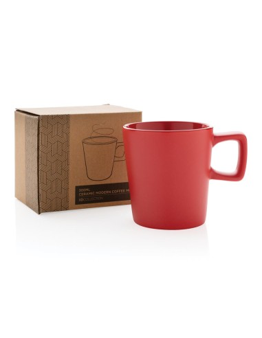 Taza cerámica Incheon estilo moderno acabado mate 300ml PERSONALIZABLE