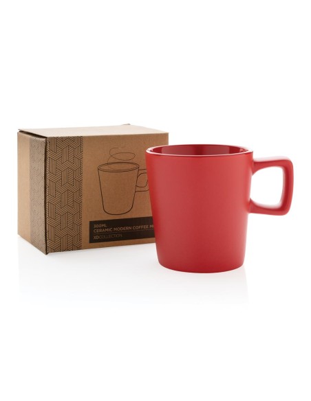 Taza cerámica Incheon estilo moderno acabado mate 300ml PERSONALIZABLE