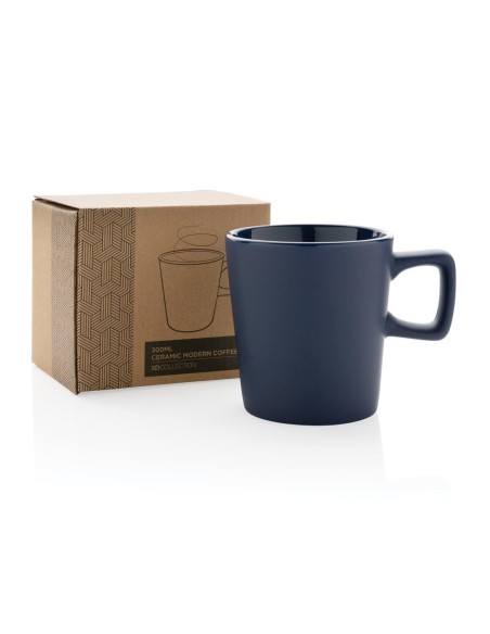 Taza cerámica Incheon estilo moderno acabado mate 300ml PERSONALIZABLE