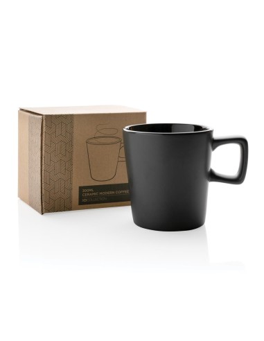 Taza cerámica Incheon estilo moderno acabado mate 300ml PERSONALIZABLE