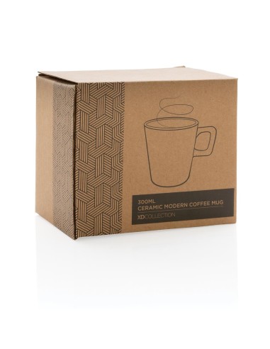 Taza cerámica Incheon estilo moderno acabado mate 300ml PERSONALIZABLE
