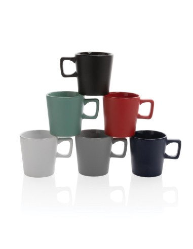 Taza cerámica Incheon estilo moderno acabado mate 300ml PERSONALIZABLE