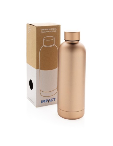 Botella agua de acero inoxidable reciclado Helsinki doble capa sin BPA 500ml PERSONALIZABLE