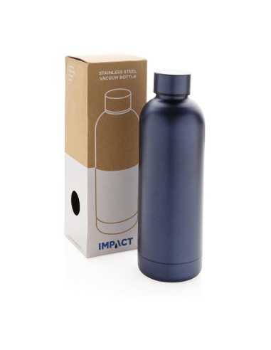 Botella agua de acero inoxidable reciclado Helsinki doble capa sin BPA 500ml PERSONALIZABLE