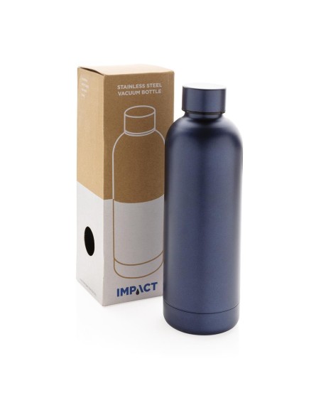 Botella agua de acero inoxidable reciclado Helsinki doble capa sin BPA 500ml PERSONALIZABLE