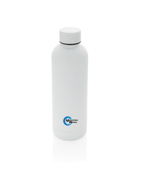Botella agua de acero inoxidable reciclado Helsinki doble capa sin BPA 500ml PERSONALIZABLE