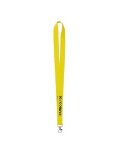 Lanyard de bambú Osijek con mosquetón metálico PERSONALIZABLE 2