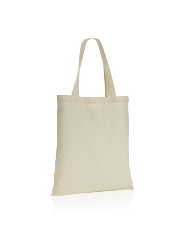 Bolsa de tela Medan algodón reciclado 145g/m2 natur asas largas PERSONALIZABLE