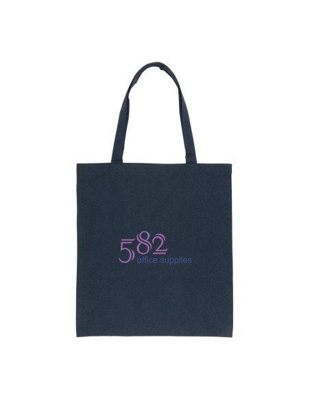 Bolsa de tela Medan algodón reciclado 145g/m2 natur asas largas PERSONALIZABLE