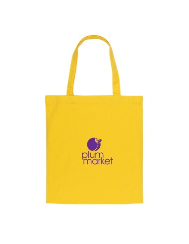 Bolsa de tela Medan algodón reciclado 145g/m2 natur asas largas PERSONALIZABLE