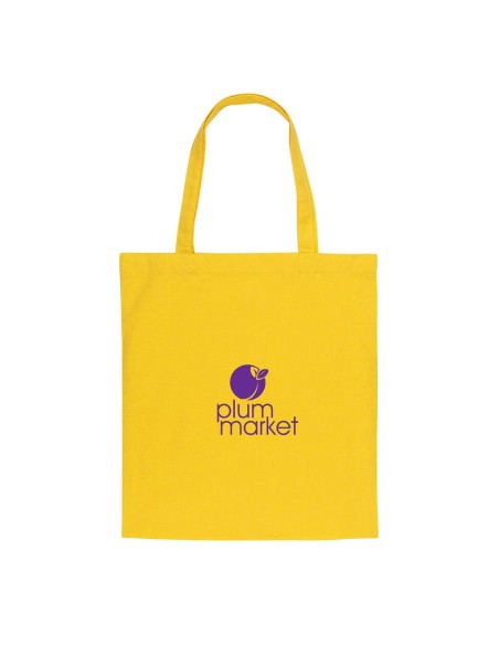 Bolsa de tela Medan algodón reciclado 145g/m2 natur asas largas PERSONALIZABLE