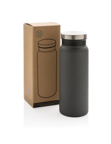 Botella agua de acero inoxidable reciclado Mannheim doble capa sin BPA 600ml PERSONALIZABLE