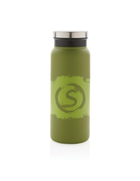 Botella agua de acero inoxidable reciclado Mannheim doble capa sin BPA 600ml PERSONALIZABLE