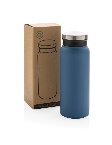 Botella agua de acero inoxidable reciclado Mannheim doble capa sin BPA 600ml PERSONALIZABLE