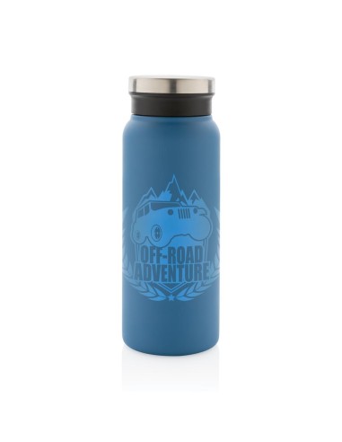 Botella agua de acero inoxidable reciclado Mannheim doble capa sin BPA 600ml PERSONALIZABLE