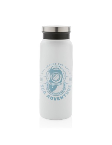 Botella agua de acero inoxidable reciclado Mannheim doble capa sin BPA 600ml PERSONALIZABLE