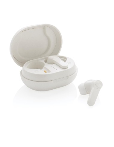 Auriculares inalámbricos TWS de ABS reciclado Darmstadt PERSONALIZABLE