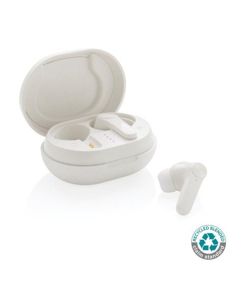 Auriculares inalámbricos TWS de ABS reciclado Darmstadt PERSONALIZABLE