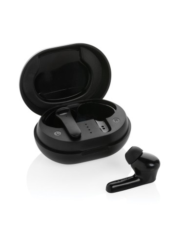 Auriculares inalámbricos TWS de ABS reciclado Darmstadt PERSONALIZABLE