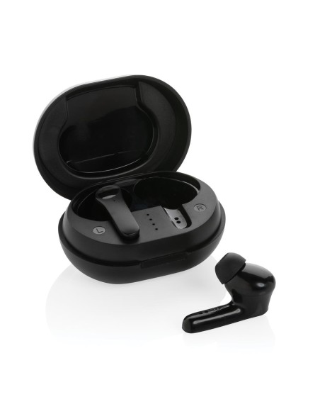 Auriculares inalámbricos TWS de ABS reciclado Darmstadt PERSONALIZABLE
