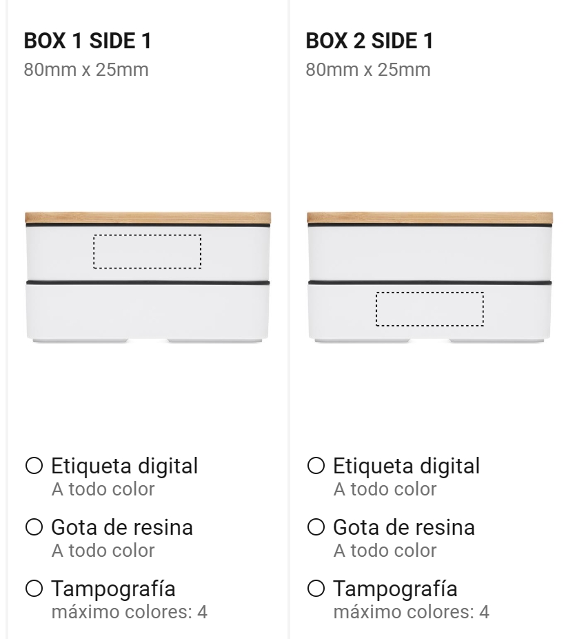 Opciones de impresión 2