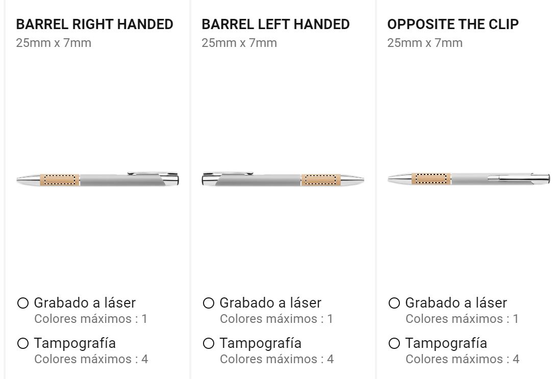 Opciones de personalización 2