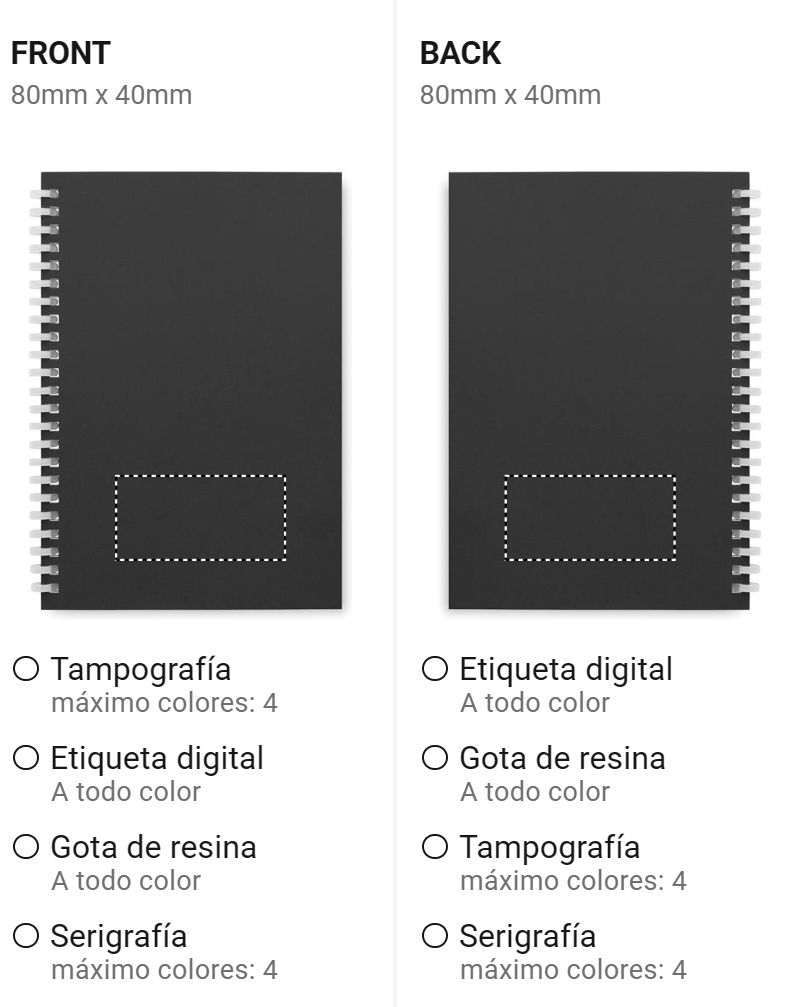 Opciones de impresión 1
