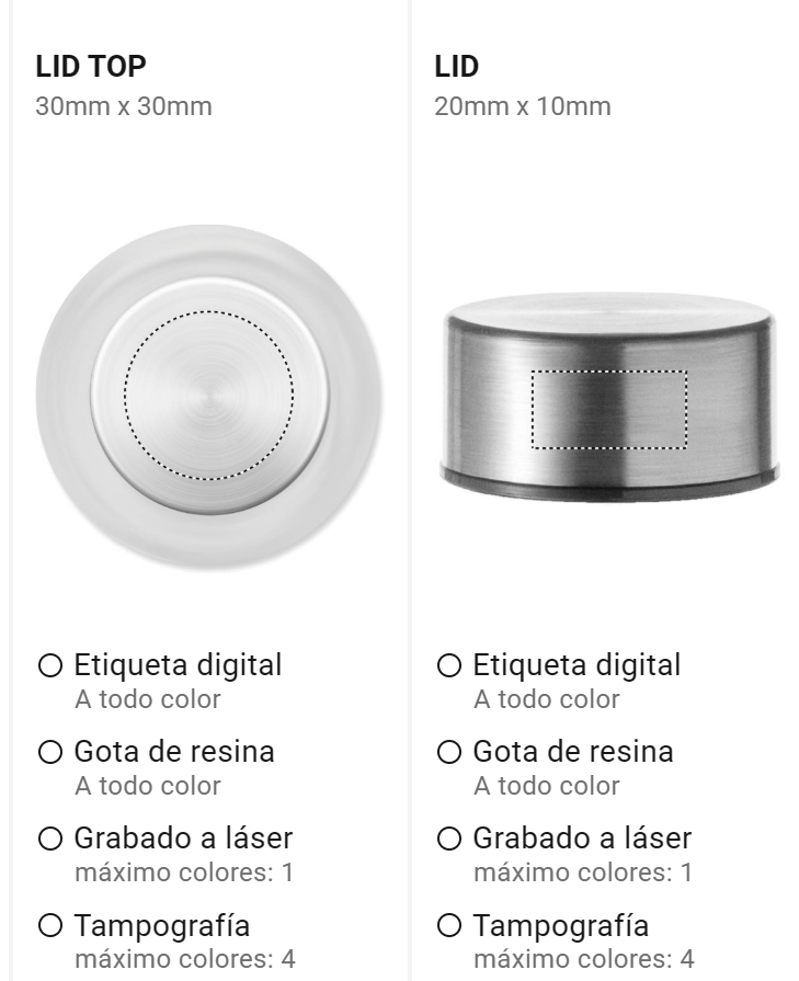 Opciones de impresión 2
