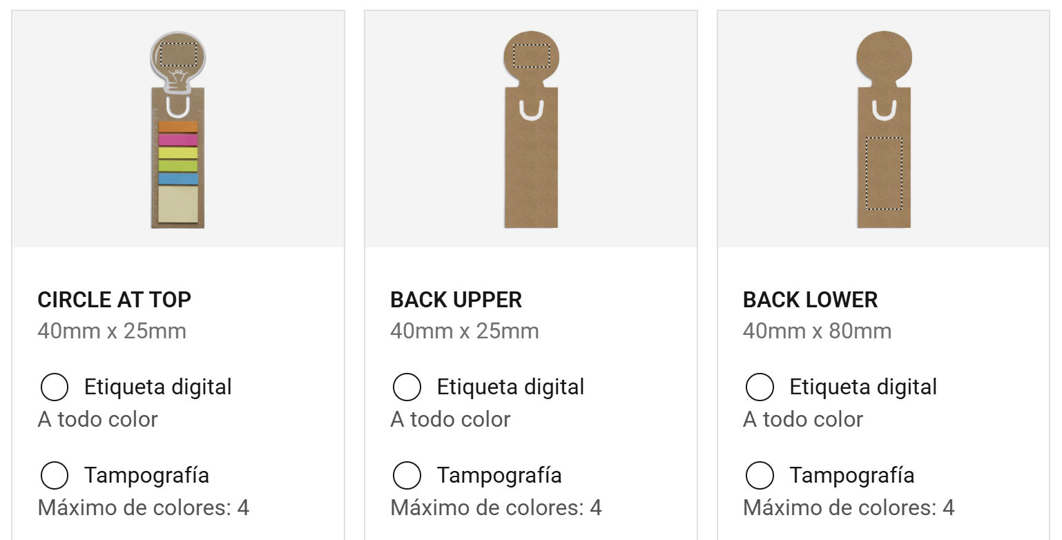 Opciones de impresión